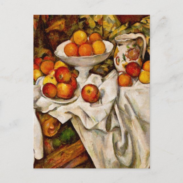 Paul Cezanne Apples Oranges Impressionism Postcard (Front)