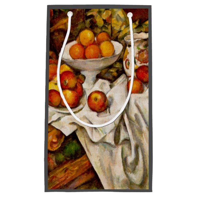 Paul Cezanne Apples Oranges Impressionism Small Gift Bag (Front)
