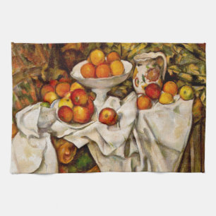 Paul Cezanne Apples Oranges Impressionism Tea Towel