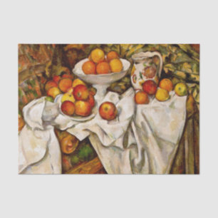 Paul Cezanne Apples Oranges Impressionism Tissue Paper