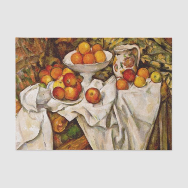 Paul Cezanne Apples Oranges Impressionism Tissue Paper (Front)