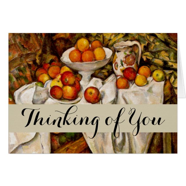 Paul Cezanne Apples Oranges Print Impressionism (Front Horizontal)