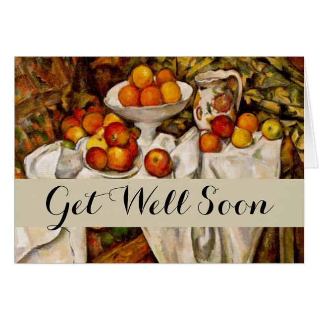 Paul Cezanne Apples Oranges Print Impressionism (Front Horizontal)