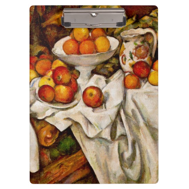 Paul Cezanne Apples Oranges Print Impressionism Clipboard (Front)