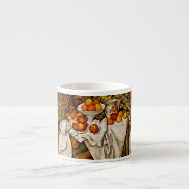Paul Cezanne Apples Oranges Print Impressionism Espresso Cup (Front)