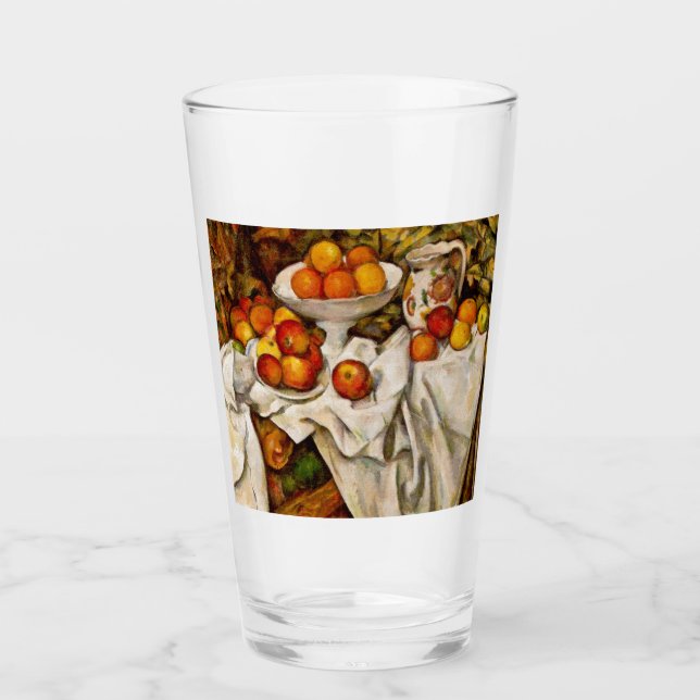 Paul Cezanne Apples Oranges Print Impressionism Glass (Front)