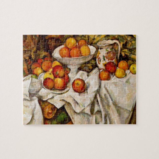 Paul Cezanne Apples Oranges Print Impressionism Jigsaw Puzzle (Horizontal)