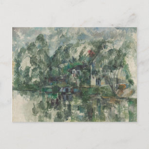Paul Cezanne At the Water's Edge, c. 1890 (oil o Postcard