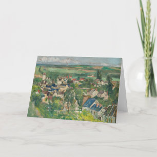 Paul Cezanne - Auvers, Panoramic View Card