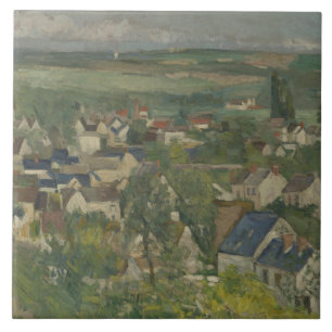 Paul Cezanne - Auvers, Panoramic View Ceramic Tile
