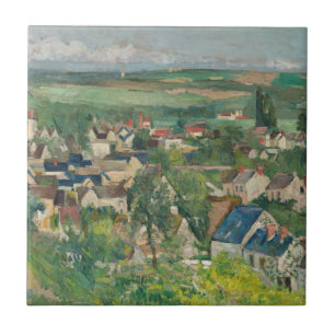 Paul Cezanne - Auvers, Panoramic View Ceramic Tile