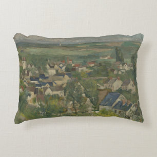 Paul Cezanne - Auvers, Panoramic View Decorative Cushion