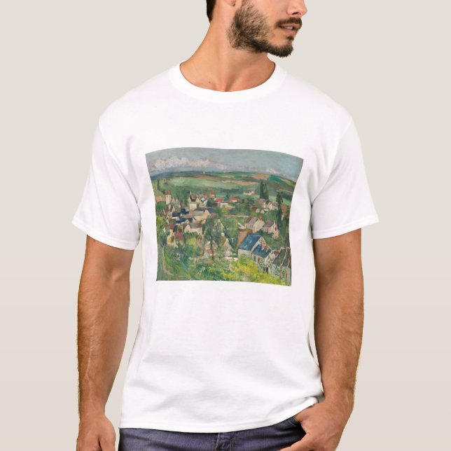 Paul Cezanne - Auvers, Panoramic View T-Shirt (Front)