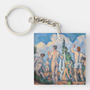 Paul Cezanne - Bathers Key Ring