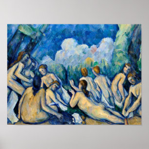 Paul Cezanne - Bathers (Les Grandes Baigneuses) Poster