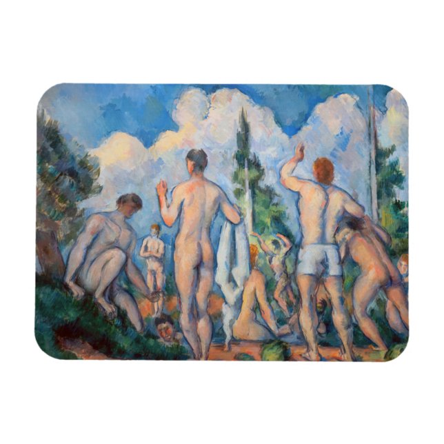 Paul Cezanne - Bathers Magnet (Horizontal)