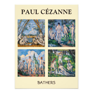 Paul Cezanne - Bathers Masterpieces Selection Photo Print