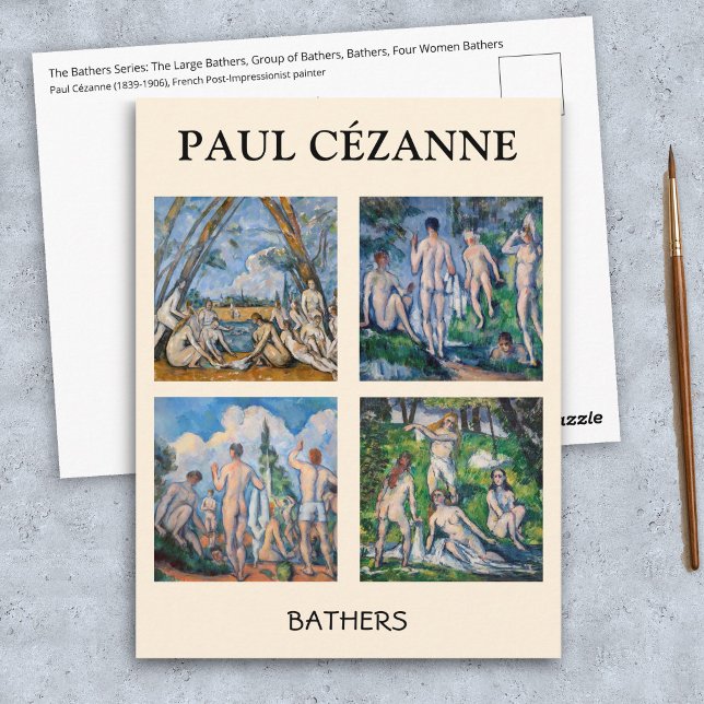 Paul Cezanne - Bathers Masterpieces Selection Postcard (Creator Uploaded)