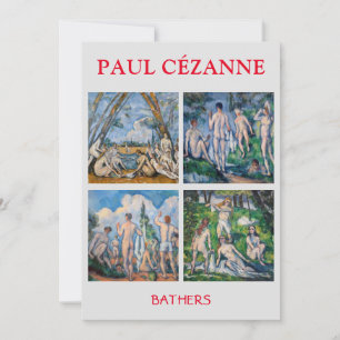 Paul Cezanne - Bathers Masterpieces Selection Thank You Card
