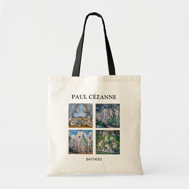 Paul Cezanne - Bathers Masterpieces Selection Tote Bag (Front)