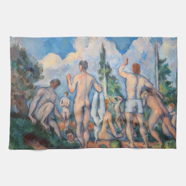 Paul Cezanne - Bathers Tea Towel (Horizontal)