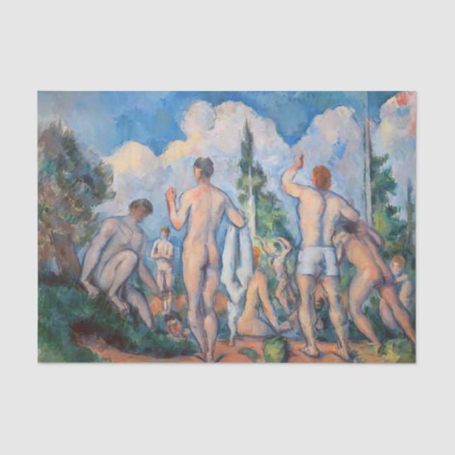 Paul Cezanne - Bathers Tissue Paper (Front)