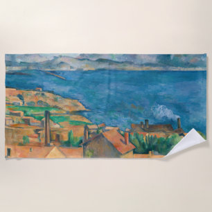 Paul Cezanne - Bay of Marseille, Seen from Estaque Beach Towel