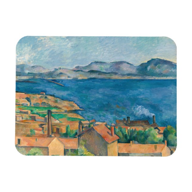 Paul Cezanne - Bay of Marseille, Seen from Estaque Magnet (Horizontal)