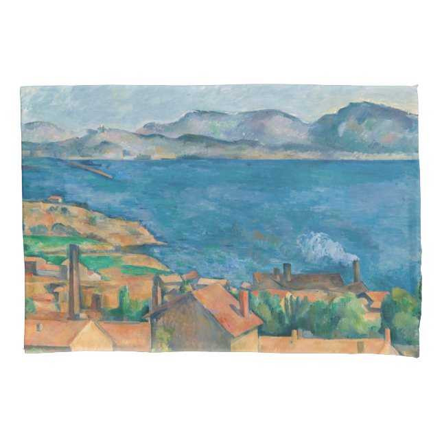 Paul Cezanne - Bay of Marseille, Seen from Estaque Pillowcase (Front)