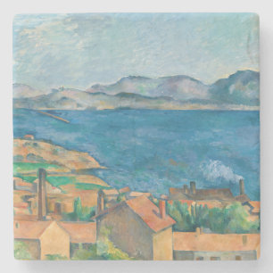 Paul Cezanne - Bay of Marseille, Seen from Estaque Stone Coaster