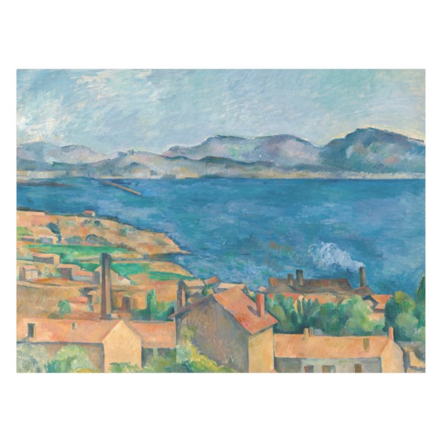 Paul Cezanne - Bay of Marseille, Seen from Estaque Tablecloth (Front (Horizontal))