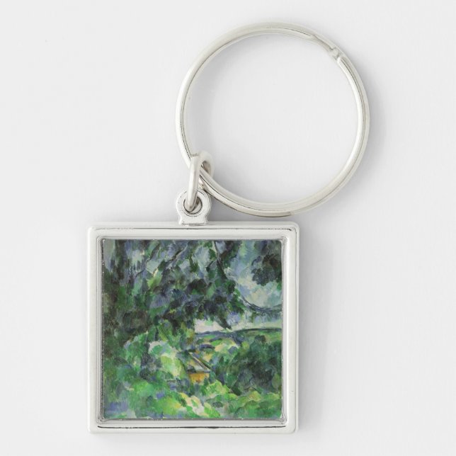 Paul Cezanne | Blue Landscape, c.1903 Key Ring (Front)