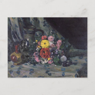 Paul Cezanne Bouquet of Yellow Dahlias, c.1873 Postcard