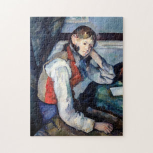 Paul Cezanne - Boy in the Red Vest Jigsaw Puzzle