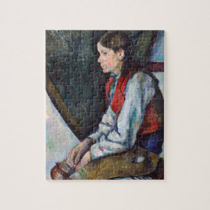 Paul Cezanne - Boy in the Red Vest Jigsaw Puzzle
