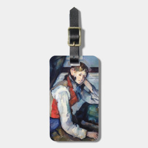 Paul Cezanne - Boy in the Red Vest Luggage Tag