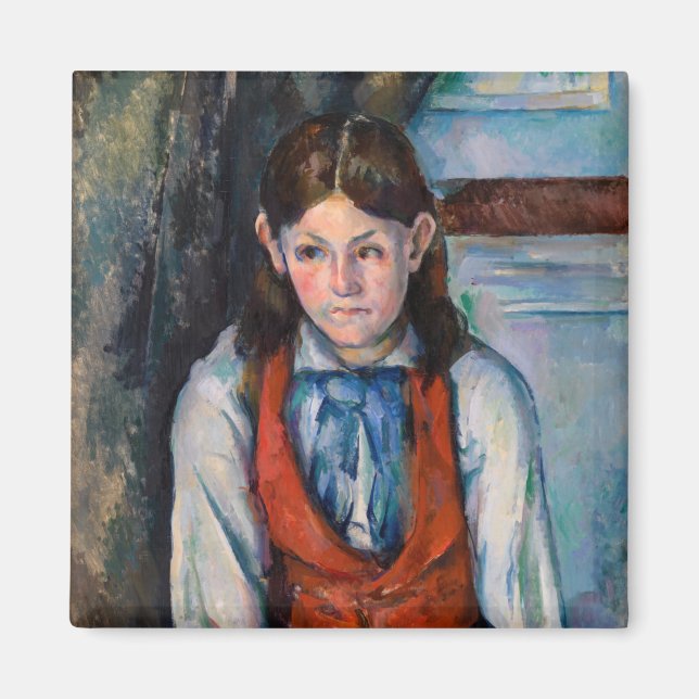 Paul Cezanne - Boy in the Red Vest Magnet (Front)