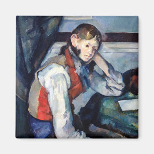 Paul Cezanne - Boy in the Red Vest Magnet