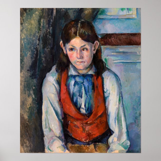 Paul Cezanne - Boy in the Red Vest Poster (Front)