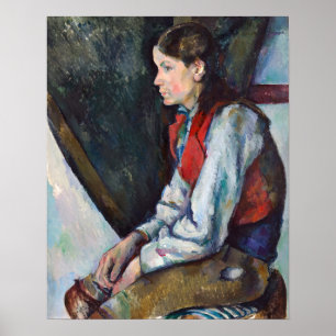 Paul Cezanne - Boy in the Red Vest Poster