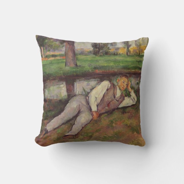 Paul Cezanne | Boy Resting Cushion (Front)
