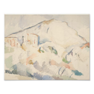 Paul Cezanne-Chateau Noir and Mont Sainte-Victoire Photo Print