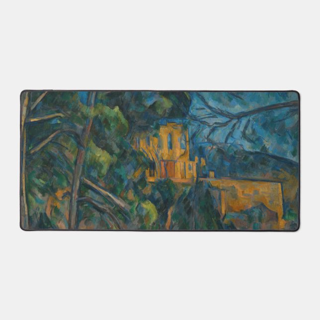 Paul Cezanne - Chateau Noir Desk Mat (Front)