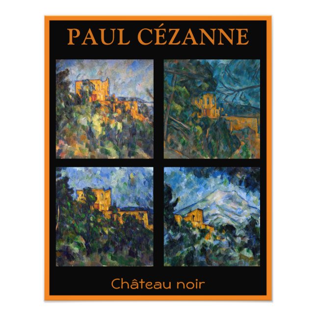 Paul Cezanne - Chateau Noir Masterpieces Selection Photo Print (Front)