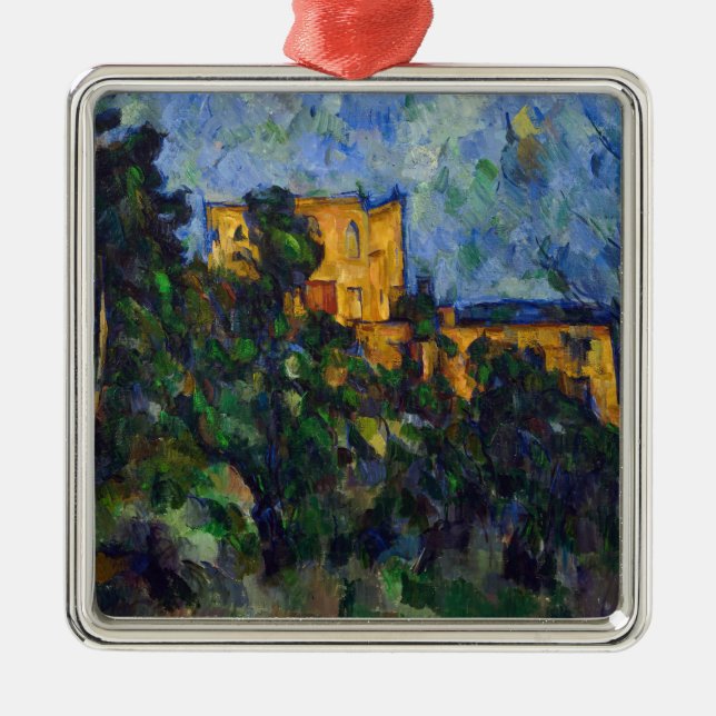 Paul Cezanne - Chateau Noir Metal Ornament (Front)