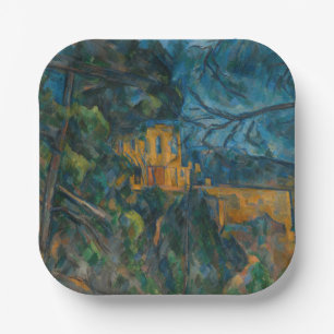 Paul Cezanne - Chateau Noir Paper Plate