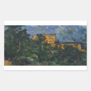 Paul Cezanne - Chateau Noir Rectangular Sticker