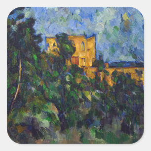 Paul Cezanne - Chateau Noir Square Sticker