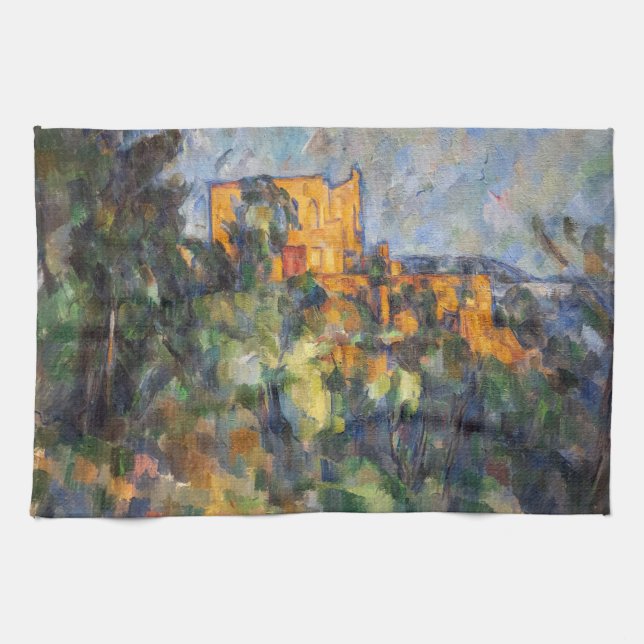 Paul Cezanne - Chateau Noir Tea Towel (Horizontal)