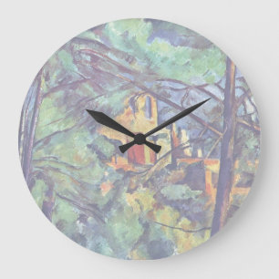 Paul Cezanne - Chateau Noir The Black Manor Large Clock